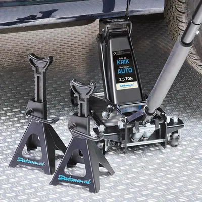 Produktbild von Hydraulischer Rangierwagenheber - 2,5 Tonnen mit Unterstellböcken 6 Tonnen