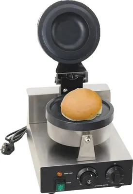 Obrázek produktu pro Elektrický hamburgerovač, nepřilnavý povrch, všestranné vaření, jedna hlava