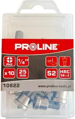 Produktbild von Trockenbaubohrer PH2, 25 mm, S2, 10 Stück, PROLINE