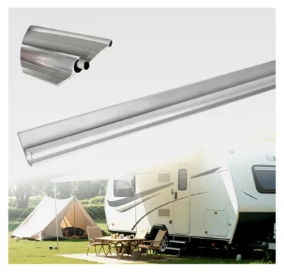 Produktbild von Markisenschiene, 8 Stück, Vorzeltschiene, C-K, 50 cm, Aluminiumschiene, universell für Wohnwagen und Wohnmobile