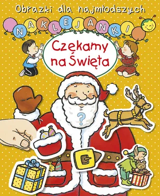Image de Obrazki dla najmłodszych. Naklejanki. Czekamy na Święta - Nathalie Belineau (Bücher mit Aufklebern auf Polnisch)