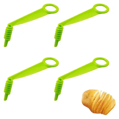 Spiralschneider, 4-teilig, Kunststoff, für Gemüse und Obst