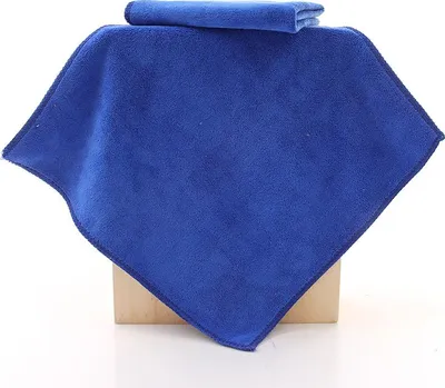 Produktbild von EWANTO Mikrofaser Reinigungstuch Allzweck 30 x 30 cm superweich mit Aufhängschlaufe Farbe blau HA-28