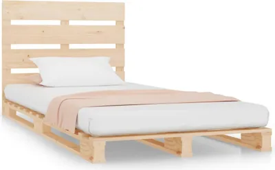 Productafbeelding van vidaXL Massief houten bed, 90x190 cm, van grenenhout