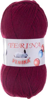 100g Terina Strickgarn Häkelgarn Wolle Acrylwolle pflegeleicht Farbwahl bordeaux