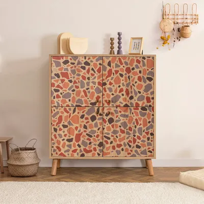 Zdjęcie produktu dla Skye Decor, Multilüx Pebble, szafka, szafka wielofunkcyjna, wielokolorowa, 95 x 111 x 36 cm