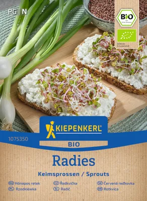 Produktbild von Kiepenkerl  Keimsprossen-Saat Radies Raphanus sativus sativus