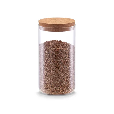 Immagine prodotto di Barattolo sottile con coperchio in sughero, 1100 ml