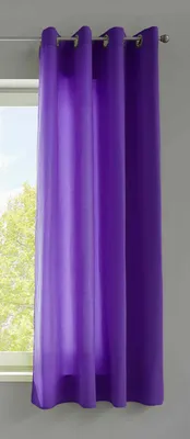Produktbild von 1er Set Vorhänge Schal Ösen »Berlin« HxB 175x140 cm Lila Blickdicht Microsatin Lichtdurchlässig Uni Matt 20405N