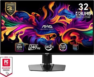 Produktbild von MSI MAG 321UPX QD-OLED 31,5 Zoll/UHD/240 Hz/0,03 ms