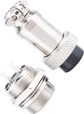 Obrázek produktu pro 1 sada GX16 2Pins šroubový typ Elektrická letecká zásuvka Konektor