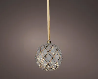 Produktbild von Kaemingk LED Kugel klar/ warmes weiss 20cm