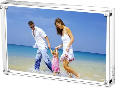 Productafbeelding van Famanu Acrylfotoframe 15x20 cm - Magnetisch, Transparant