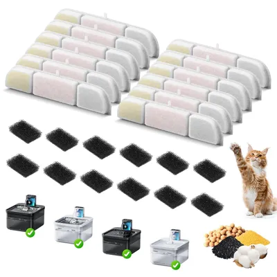 Obrázok produktu pre Elzusha – 12 balení filtrov na vodu pre mačky s predfiltrom