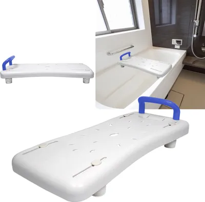 Obrázek produktu pro XMTECH sedátko do vany deska do vany deska do vany, deska do vany, židle do koupelny, pomůcka pro koupání vstupní pomůcka deska do vany, s modrou rukojetí