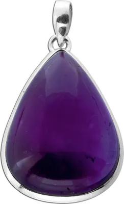 Produktbild von Amethyst Anhänger Silber 925 violetter Edelstein 35ct