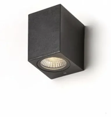 Obrázok produktu pre RED - DESIGN RENDL RENDL KUBI I antracit 230 V LED 3 W 56° IP54 3000 K R12021
