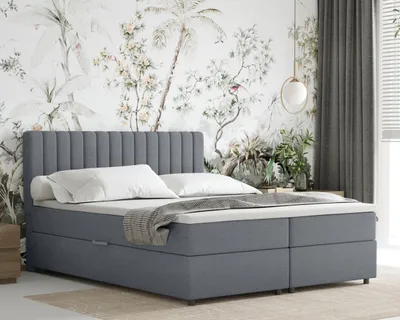 Produktbild von Boxspringbett 160x200 EVEREST, mit Topper, mit Bettkästen,  Doppelbett, , Panda Möbel