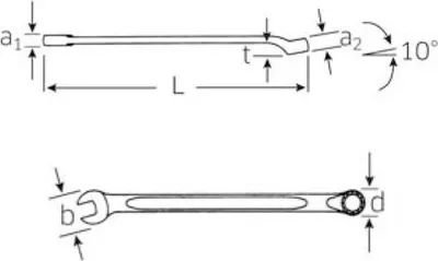 Immagine prodotto di Stahlwille 4014 Chiave combinata 65 mm 40146565 (Chiave combinata)