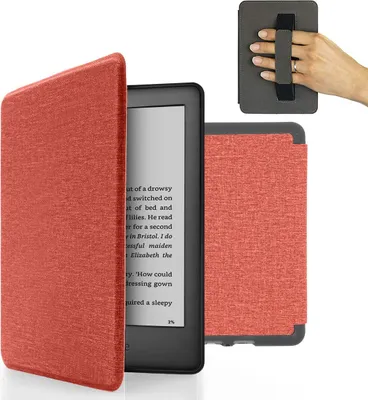 Produktbild von Kindle Paperwhite Hülle 10. Gen J9G29R 6" 2019 Handschlaufe Sleep Wake Rosa