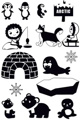 Produktbild von VBS Silikonstempel "Polarwelt"