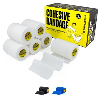 Productafbeelding van Cohäsieve verband, 7,5 cm x 4,5 m, 6 rollen, voor dierverzorging