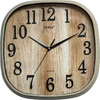 Image de Horloge murale Versa plastique 4,5 x 30 x 30 cm
