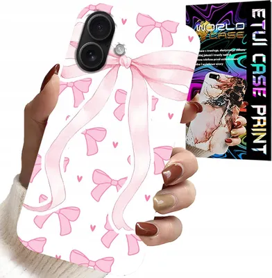 Produktbild von Etui Do Iphone 17 - Różowe Wstazki Wstązka Modne Wzory Case