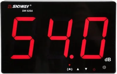 Productafbeelding van Famanu geluidsniveau meter - Digitaal decibelmeter - 9,6 inch LCD-scherm - Meetbereik van 30-130 dB
