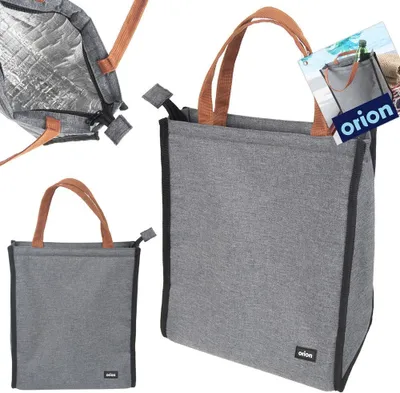 Produktbild von Orion Kühltasche Thermotasche Isoliertasche Strandtasche grau 7 L