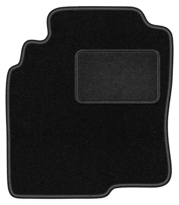 Produktbild von Fahrermatte Velours für Nissan Almera Tino 2000-2006 (Minivan) – 1-tlg, Schwarz, passgenau – Wielganizator LUX