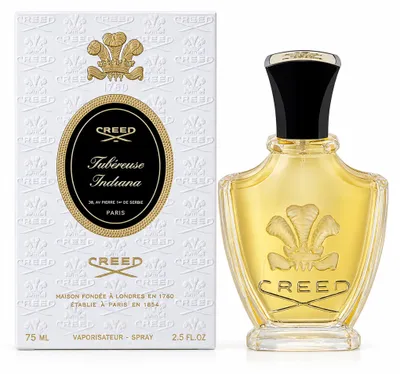 Produktbild von Creed Tubereuse Indiana, Frauen, 75 ml, Bergamotte, Tuberose, Ambra, Vanille, Spray, KI-generiertes Bild