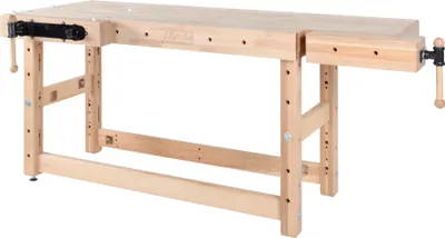 Image de Établi menuiserie 2000 mm – Plateau hêtre 120 mm – Étau longitudinal Bench13