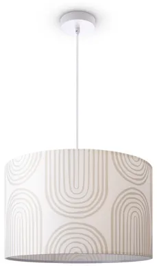 Produktbild von Deckenlampe Wohnzimmer Pendelleuchte Esstisch Lampenschirm Stoff Modern Abstrakt