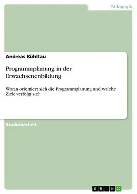 Produktbild von Programmplanung in der Erwachsenenbildung