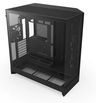 Produktbild von NZXT H9 Flow - Dual-Kammer ATX PC-Gehäuse - Schwarz