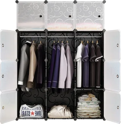 Produktbild von Rebiko Grosser modularer kleiderschrank 12x garderobenschrank