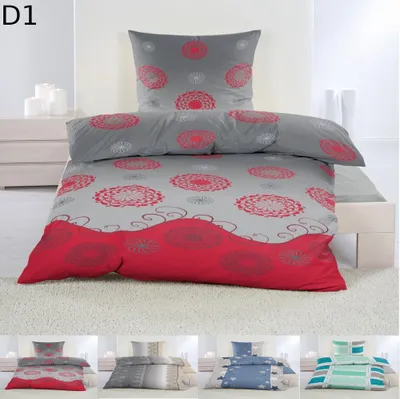 Produktbild von Dreamhome Warme Winter Microfaser Thermo Fleece Bettwäsche 135x200 155x220 Modern, Größe:135 x 200 cm, Design - Motiv:Design 1