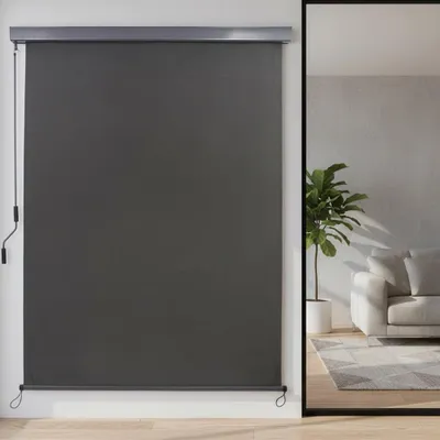 Obrázok produktu pre Zvislá markíza 160x250cm Markíza Bočná markíza Antracitová ochrana proti vetru