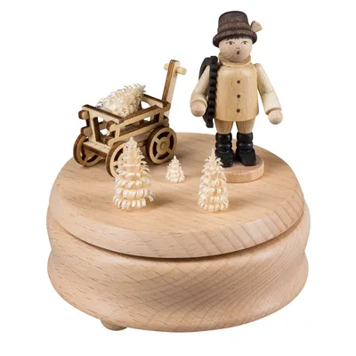 Produktbild von Spieldose Holzmacher (12cm) von Saico Seiffen