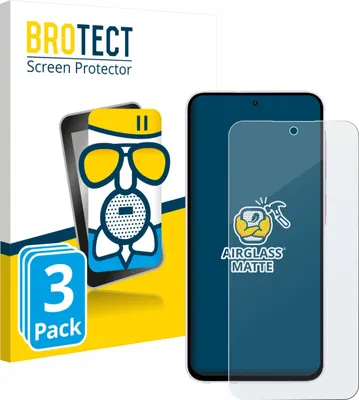 Produktbild von 3x BROTECT Entspiegelungs Schutzglas für Samsung Galaxy A56 5G Schutzfolie Panzer Folie Glas Display Schutz matt
