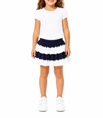 Produktbild von 73481 Disney Minnie Mouse Rock Mädchen Blau/Weiß Gr. 98, süßer Rock für Mädchen, bequem und modisch, ideal für Sommer