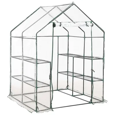 Immagine prodotto di vidaXL Serra a 8 ripiani 143 x 143 x 195 cm