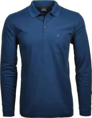 Produktbild von Ragman Softknit-Polo langarm