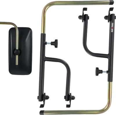 Produktbild von KOTARBAU® Teleskop Spiegelhalter für Rückspiegel Traktor Universal verstellbar 48-71 x 33 cm 2 Stück Aluminium Teleskopspiegel Traktor Spiegelarm Spiegelstange