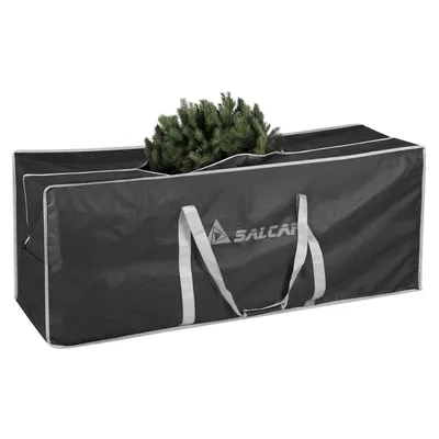 Zdjęcie produktu dla Torba Salcar 130 x 40 x 50 cm do przechowywania choinki do 240 cm, odporna na rozdarcia torba transportowa, wodoodporna, czarna