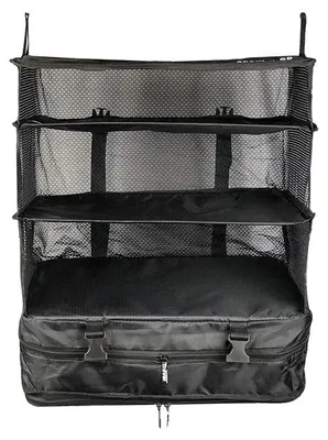 Productafbeelding van Reisorganizer, multifunctionele opbergdoos, opvouwbaar design, zwart