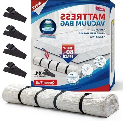Imagen del producto de Bolsa de vacío para colchones, tamaño super king, 240 x 199 cm