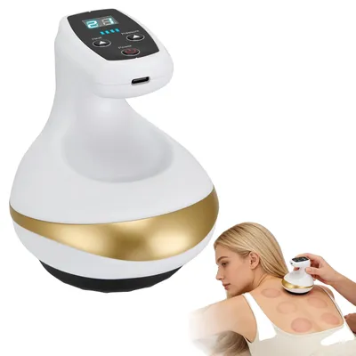 Productafbeelding van Massageapparaat voor het lichaam, met geïntegreerde verwarmingsfunctie, draagbaar ontwerp, WIT