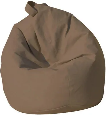 Produktbild von Eleganter Sitzsack, Farbe beige, Maße 80 x 120 x 80 cm